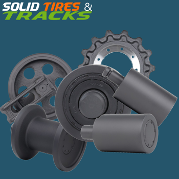 John Deere 333G Front Idler AT452825/ AT93205